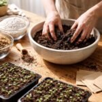 - Selbstgemachte Aussaaterde stärkt Pflanzen, spart Geld, reduziert Abfall, fördert Gesundheit.