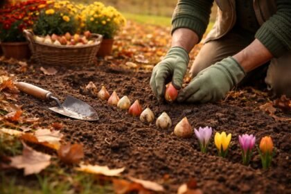 Herbstzeit zum Pflanzen von Blumenzwiebeln für ein farbenfrohes, nachhaltiges Frühjahr