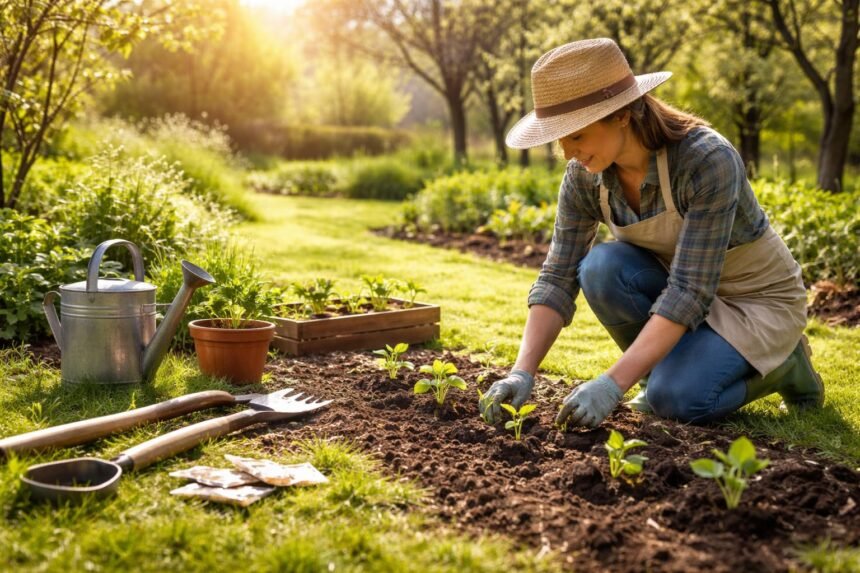 - Frühlingsbeginn im Garten: Checkliste für saftige Beete, grünen Rasen und Gemüse.