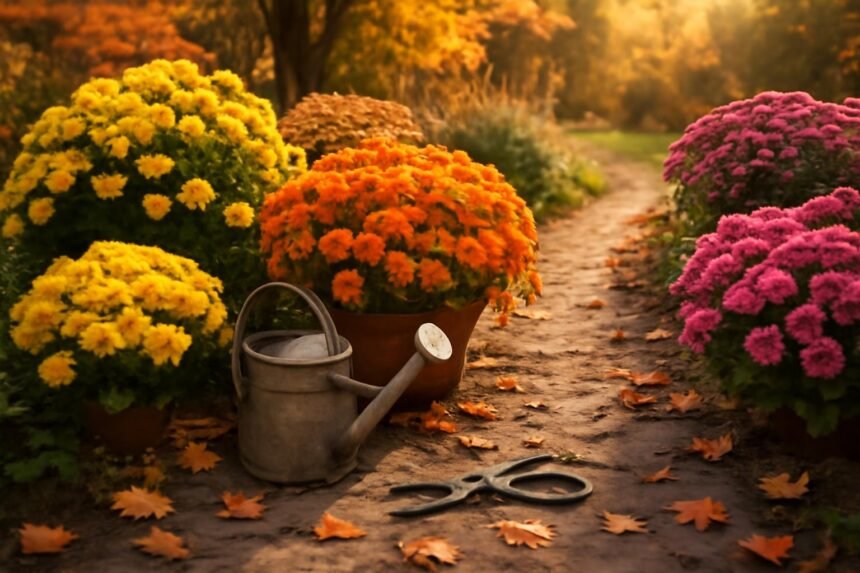 Chrysanthemen: Blütezeit, Standort & Pflege Chrysanthemen in Herbstfarben blühen farbenfroh in Beeten, Kübeln und Balkonkästen, pflegeleicht
