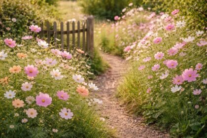 Cosmeen im Garten: zarte Blüten, filigranes Laub und Cottage-Garten-Charme und sommerliche Insekten-Anziehung