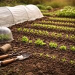 Frühes Gemüse im Freiland, Februar/März; Planung, Sortenwahl, Klima beachten, Ernte vorausdenken.