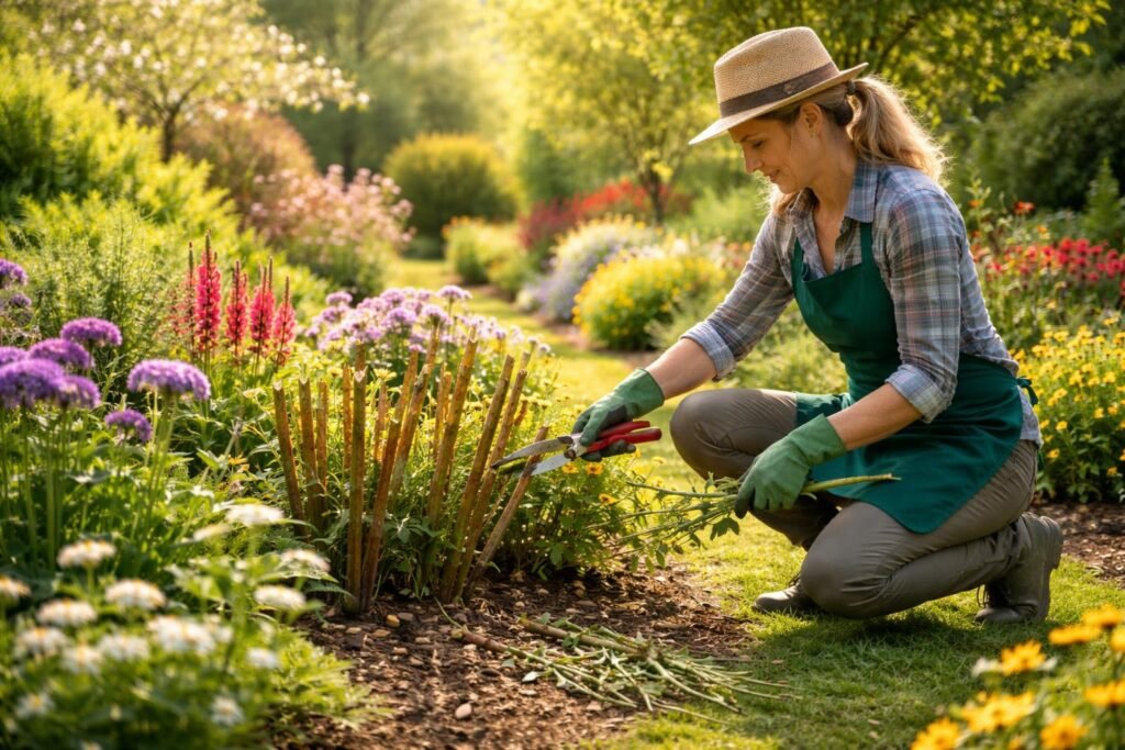 Gartenarbeit im Frühjahr – Was jetzt gesät, geschnitten und gepflegt werden sollte Gehölze schneiden; Stauden trimmen; Garten frühlingsfertig machen; Beete vorbereiten und bewässern.