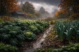 Herbstliches Gemüse: Wind und Wetter schrecken robuste Sorten nicht dank sorgfältiger Pflege.