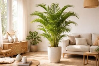 Goldfruchtpalme belebt Räume, verleiht tropisches Flair und verbessert die Luftqualität.