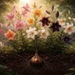 Lilien sind elegante Blütenstauden, ihr Ursprung liegt unscheinbar als braune Zwiebel.