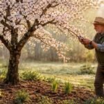 - Mandelbaum im zeitigen Frühjahr schützen, Blüten fördern, Triebe sicher austreiben.