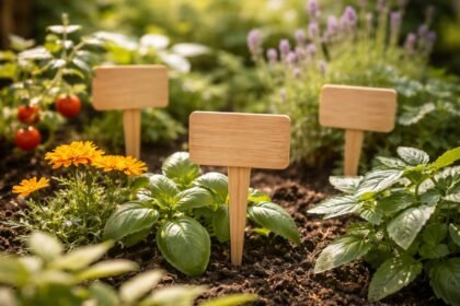 - Umweltfreundliche Pflanzenschilder verbinden Funktion, Ästhetik und Nachhaltigkeit im Garten und Balkon.