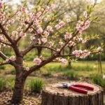 Pfirsichbaum im Frühling: Auslichten, Schnitt und Knospenkontrolle für Gesundheit und reiche Ernte