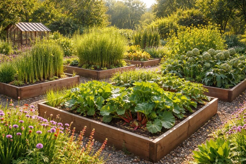 Mehrjährige Gemüsesorten: Einmal pflanzen, immer wieder ernten! Mehrjährige Gemüsesorten im Garten; robuste Vielfalt, pflegeleicht, nachhaltig ernten Jahr für Jahr