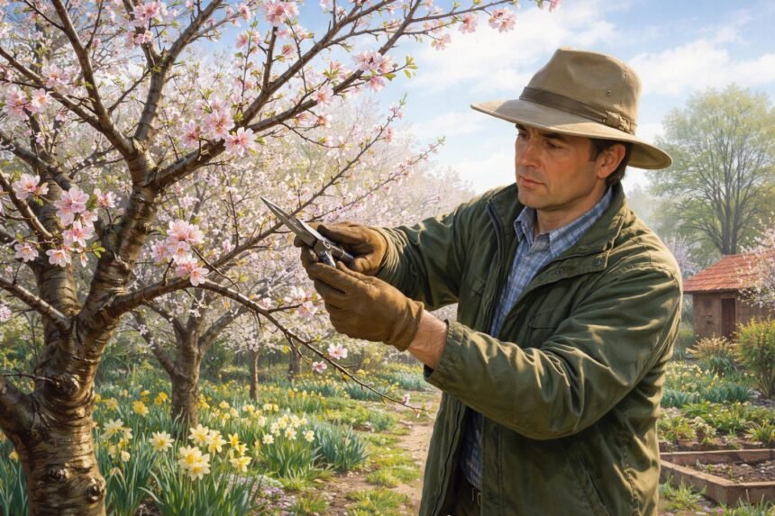 Pflaumenbaum im Februar bis April: Schnitt, Dünger, Wasser sinnvoll lenken, gesund