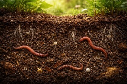 - Regenwürmer verbessern Bodenstruktur, Nährstoffe mobilisieren, Wurzelwachstum fördern und nachhaltige Bodengesundheit sichern