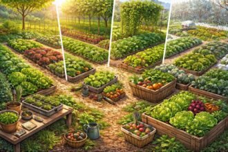 - Ganzjähriger Salatgarten durch clevere Planung, Sortenvielfalt, Bodenpflege und präzise Saattermine.