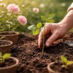 - Eine Mutterpflanze liefert mehrere Rosen durch Stecklinge, Timing, Geduld, sorgfältige Pflege.