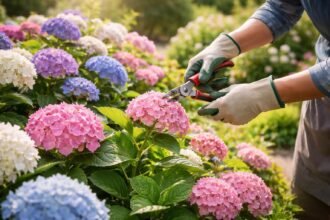 - Tipps zum Schnitt von Hortensien, richtige Triebe erkennen, Blüte maximieren