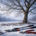 - Walnussbaum im Spätwinter: sorgfältige Kontrolle vor dem Austrieb, Pflegeschritte planen.