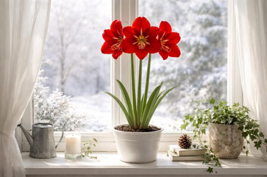 - Winterfreundliche Amaryllis pflegen: Ruhephasen planen, Blüten im Frühjahr sichern und Pflegetipps
