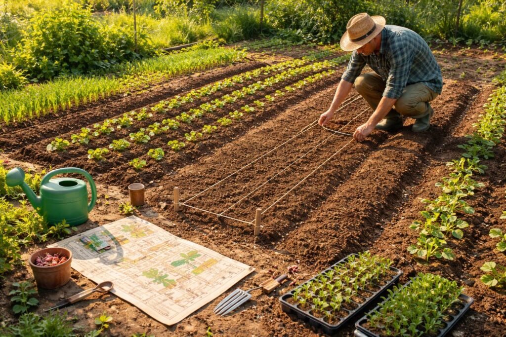 Frühjahrs-Aussaat und Pflanzung planen, gezielt umsetzen für maximale Ernteerfolge im Gemüsebeet