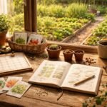 - Übersichtlicher Aussaatkalender mit Monatsabschnitten, Gemüsesorten und Pflanzzeiträumen im Gartenjahr, optimal.