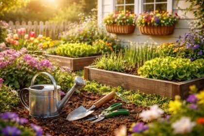 • Frühlingscheck für Freizeitgärten und Blumenkästen – Pflege, Lockern, Schnitt, Düngen, Neubepflanzen.