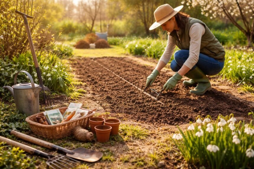 - März erwacht der Garten, jetzt planen, aufräumen, schneiden, säen, und eine erfolgreiche Saison starten