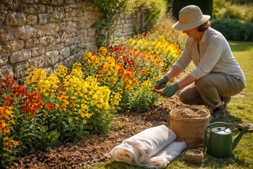 - Goldlack pflanzen, schneiden, überwintern: Standort, Pflege, Blütenfreude im Frühling und Duft gelb orange