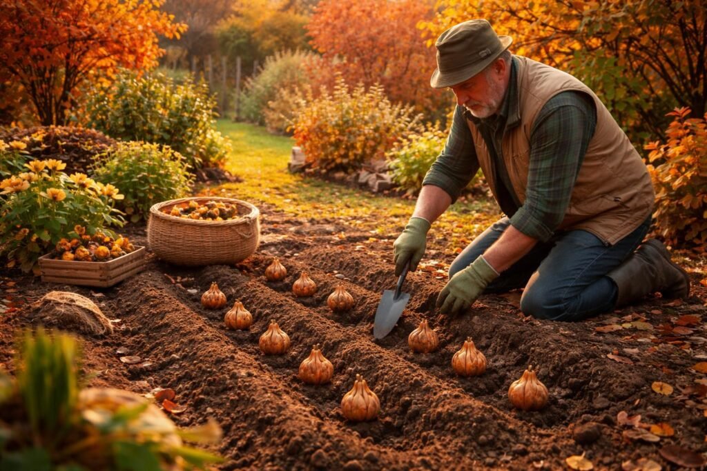 - Kaiserkrone Pflanzung: richtiger Zeitpunkt, Tiefe, Boden, Mulch, Bewässerung und Pflege.