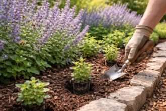 -Standort wählen; -idealen Pflanzzeitpunkt planen; -Duft nutzen; -Staude pflegen; regelmäßig wässern