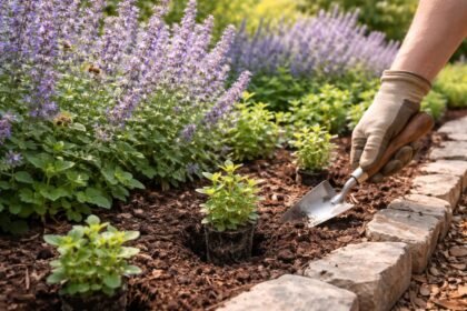 -Standort wählen; -idealen Pflanzzeitpunkt planen; -Duft nutzen; -Staude pflegen; regelmäßig wässern