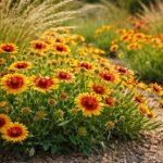 • Gelb-rote Gaillardia-Blüten leuchten sonnig; • pflegeleichtes Beetklima; • winterhart mit Schutz im Winter