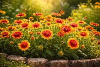 Kokardenblume Gaillardia zeigt leuchtende Blüten, einfache Aussaat und robuste Winterhärte.