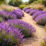 Lavendel im Beet, duftend, bienenliebend, mediterranes Flair, pflegeleicht, langlebig und robust auch im trockenen Standort