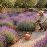 • Lavendel im Garten, sonnig, duftend, pflegeleicht, langlebig und vital, sommerlich.