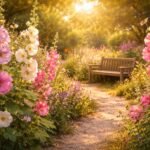 Malvenblüten leuchten im Sommergarten, Aussaat, Standort, farbenprächtig, insektenfreundlich, romantisch, und vielseitig einsetzbar.