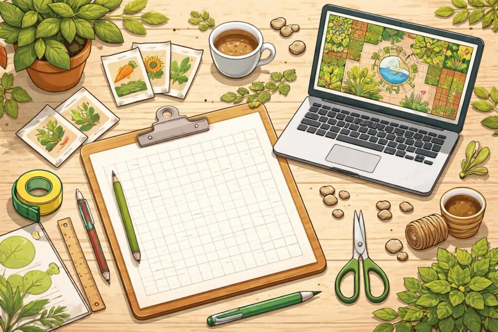 - Praktische Kalender-Tools erleichtern Planung, Aussaattermine, Fruchtfolge, Pflanzabstände, Erinnerungen, Wetterhinweise und Sortenwahl.