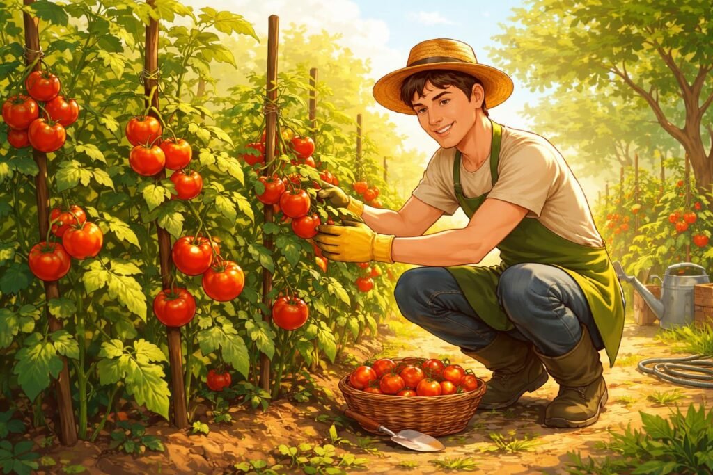 - Robuste Tomaten für Anfänger: pflegeleicht, ertragreich, widerstandsfähig, aromatisch, kompakt, unkompliziert.