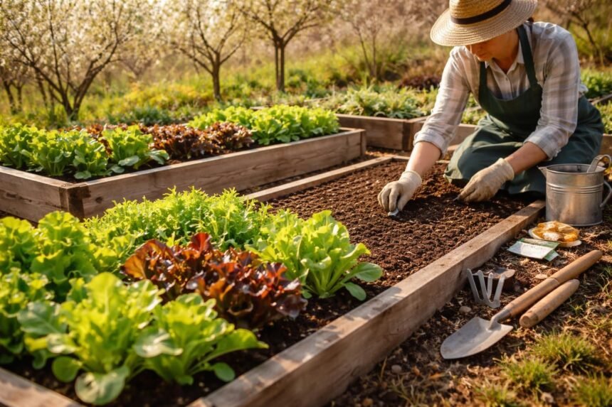 - Märzbeginn: Frischer Salat aus eigenem Beet, kontinuierliche Ernte über Wochen sicher.