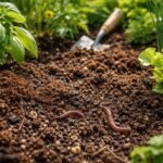 - Gartenbild: Kaffeesatz wird vorsichtig genutzt, um Bodenqualität realistisch zu bewerten.