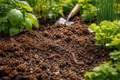 - Gartenbild: Kaffeesatz wird vorsichtig genutzt, um Bodenqualität realistisch zu bewerten.