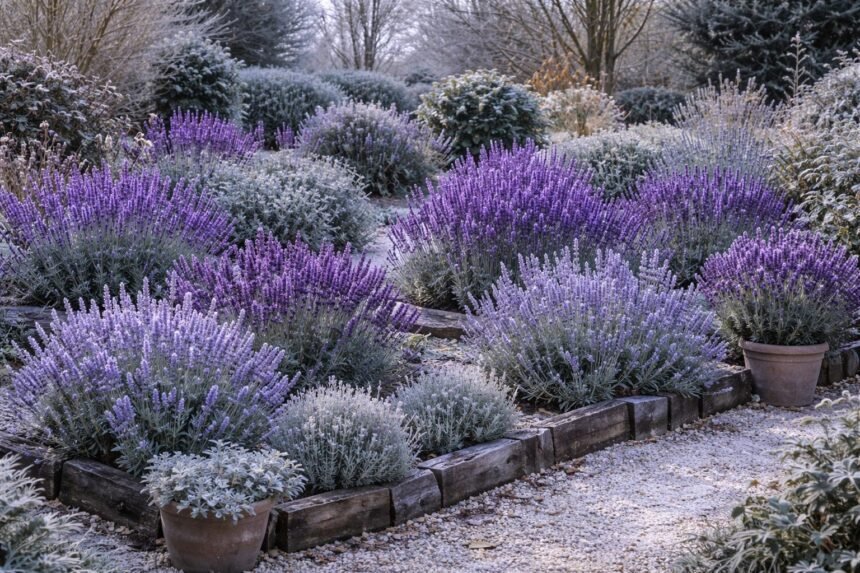 - Winterharter Lavendel im Beet oder Kübel, robust, duftend, pflegeleicht, winterfest, farbenfroh