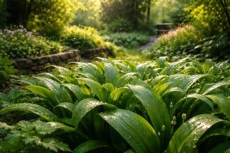 - Bärlauch im eigenen Garten gedeiht robust, aromatisch, einfach anzubauen, erntefrisch und langlebig.