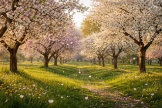 - Blütenabwurf bei Obstbäumen im April erklärt, beruhigt Gartenbesitzer sofort und erklärt die Gründe.