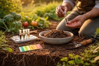 • Bodenprobe zu Hause zeigt Nährstoffmängel, pH-Wert und Strukturprobleme für Garten effektiv anzugehen