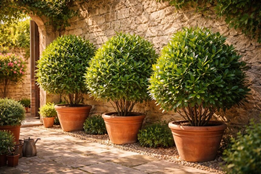 Echter Lorbeer im Garten pflegen: Standort, Düngung, Schnitt für gesundes Wachstum.