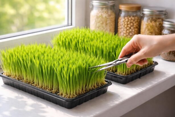 Gerstengras wächst schnell im Garten, Balkon oder Fensterbank und bietet frisches Grün