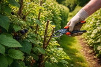 - Garten-Beerensträucher beim Schnitt zeigen: klare Formen, dichte Fruchtstände, große Ernte.