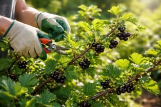 - Robuste Jostabeeren im Garten, sorgfältig geschnitten für mehr Ertrag und Gesundheit