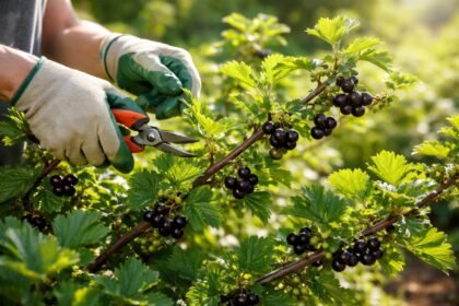 - Robuste Jostabeeren im Garten, sorgfältig geschnitten für mehr Ertrag und Gesundheit