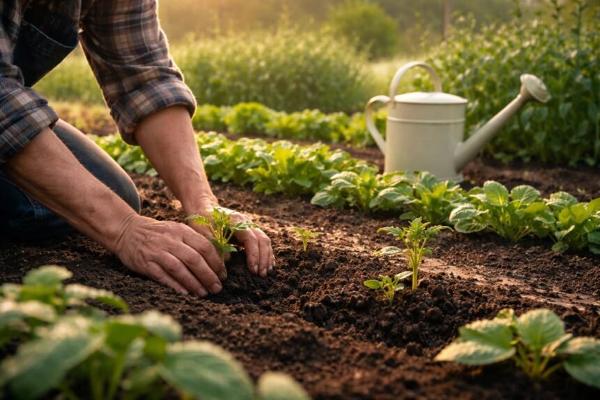 Vor dem Mai Gemüse ins Beet legen • Frühjahrsarbeiten nutzen Wärme