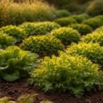 Endivien im Garten, glatte und krause Sorten, Spätsommer-Ernte im Blick